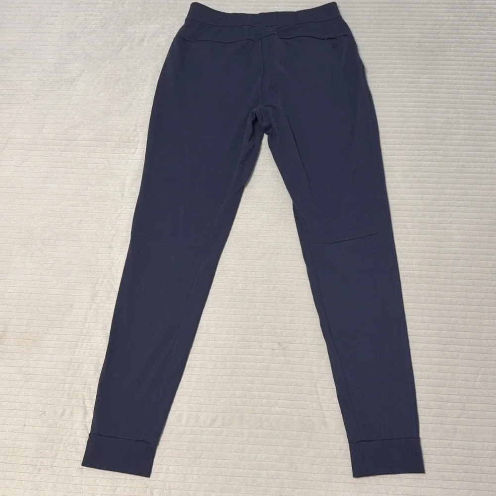 Public Rec All Day Everyday Joggers Mens 30x32 Blue Stretch Gym Pants Drawstring